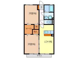 近鉄蟹江駅 徒歩19分 1階の物件間取画像